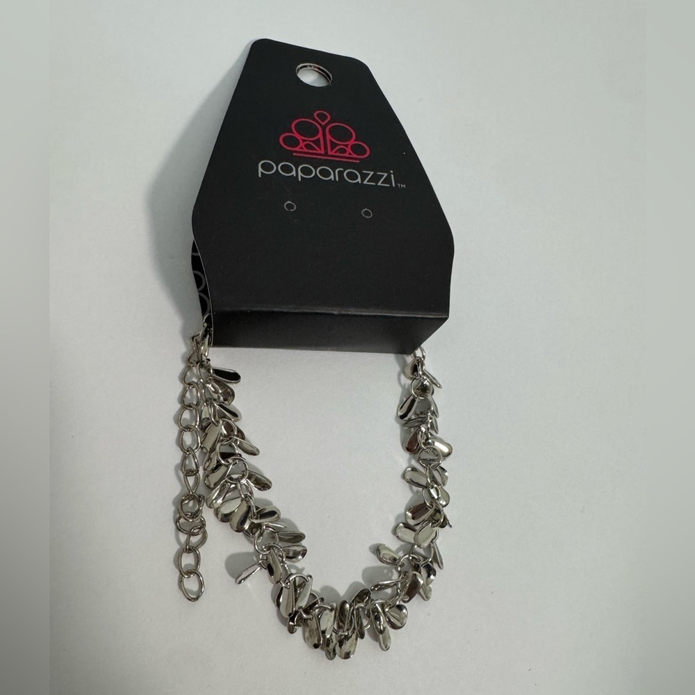 Paparazzi Shimmering Silver Bracelet